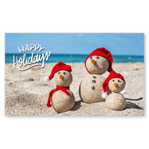 Beachy Snowmen